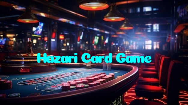 Hazari Card Game casino presented on mobile device in Pakistan with slots and live games